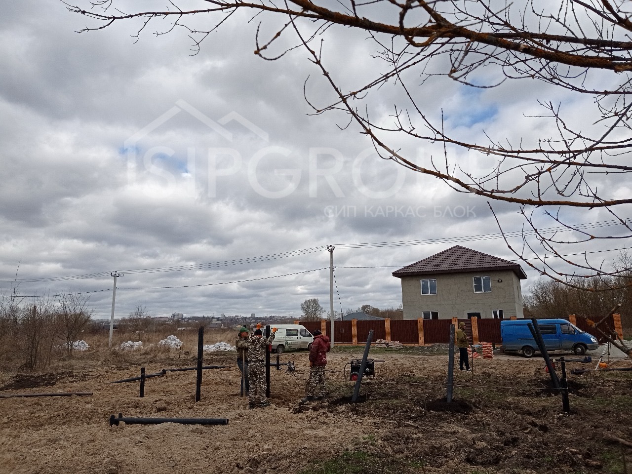 Загородный дом из СИП панелей площадью 65 м2 «Барн» в Курске